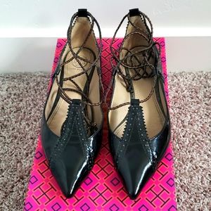 Tory Burch Varebbe Lace Up Flat